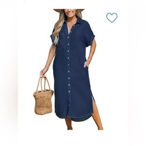 Cupshe Denim XL Dress